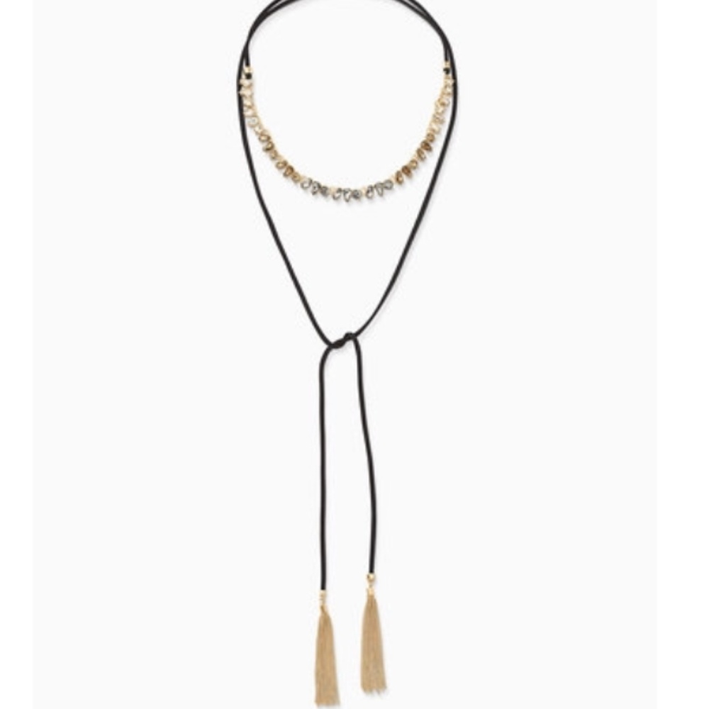 Stella & Dot Eliza Fringe Necklace